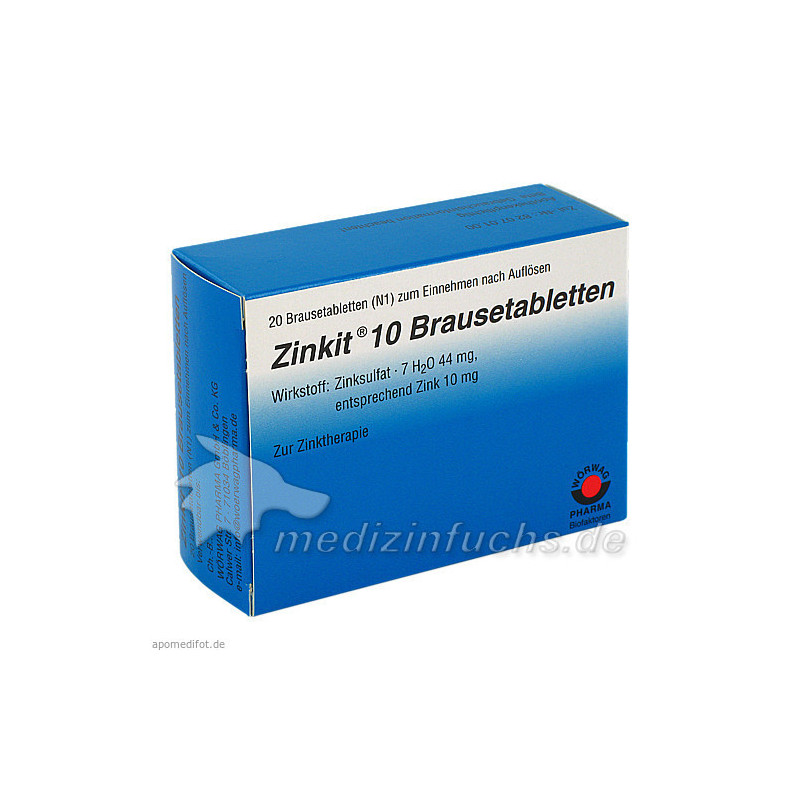 ZINKIT 10 Brausetabletten, 20 ST – PZN 4570562