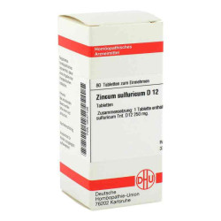 Zincum Sulfuricum D 12 Tabletten (80 stk) – PZN 547106