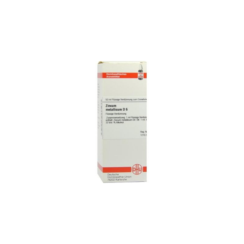 Zincum Metallicum D 6 Dilution (50 ml) – PZN 2933871