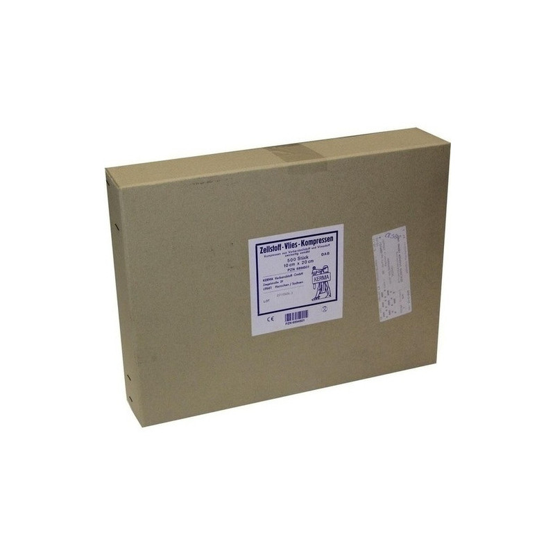 ZELLSTOFF VLIES KOMPRESSEN 10x20 cm unsteril, 500 ST – PZN 6894501