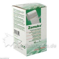 ZEMUKO Vliesstoff-Kompr.gerollt 10 cmx1 m, 1 ST – PZN 1144066