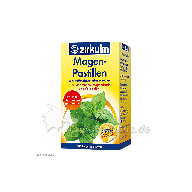 ZIRKULIN Magen-Pastillen, 90 ST – PZN 839866