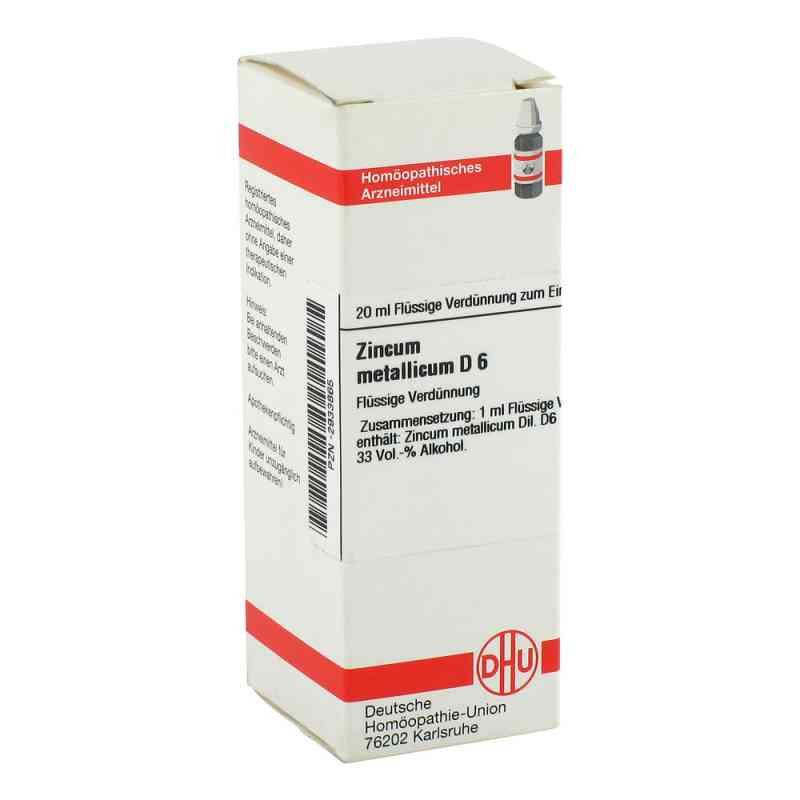 Zincum Metallicum D 6 Dilution (20 ml) – PZN 2933865