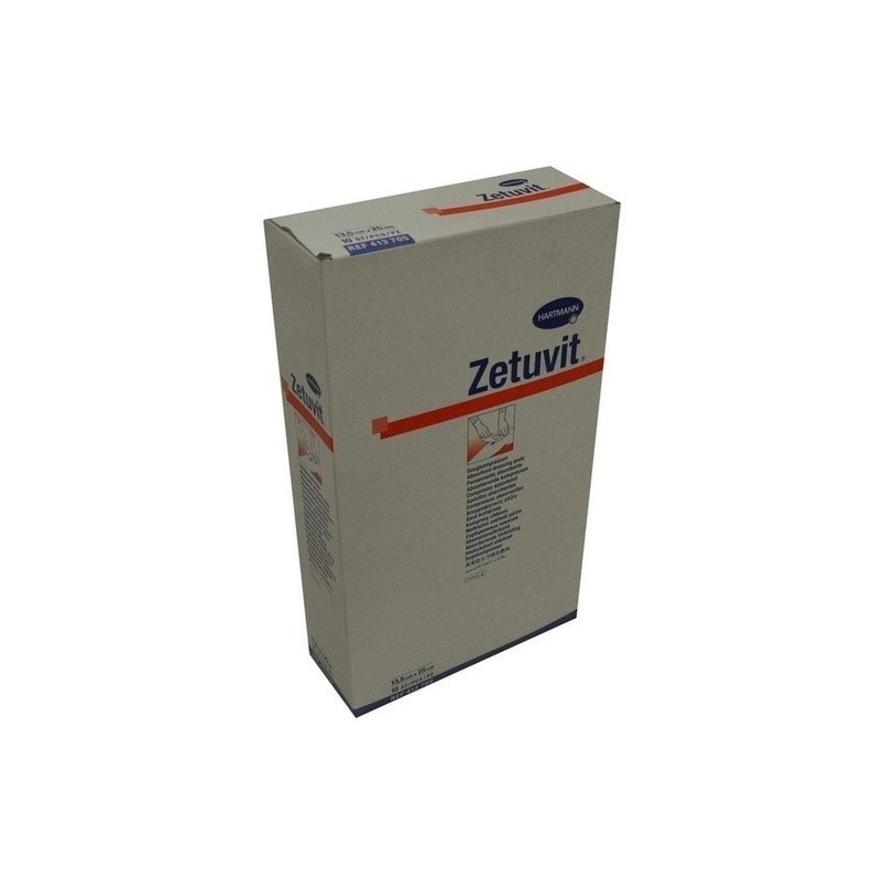 ZETUVIT Saugkompressen steril 13,5x25 cm, 10 ST – PZN 2724357