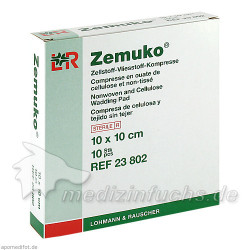 ZEMUKO Kompr.steril 10x10 cm, 10 ST – PZN 1144178