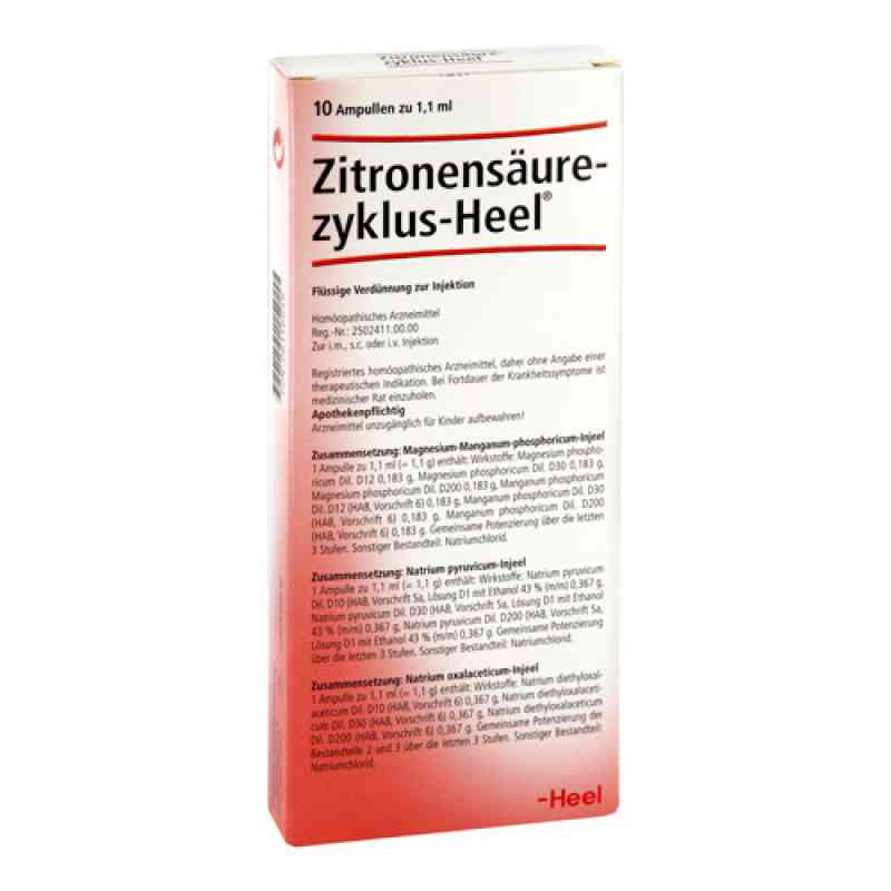 Zitronensäurezyklus Heel Ampullen (10 stk) – PZN 6156039