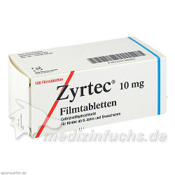 ZYRTEC Filmtabletten, 100 ST – PZN 1433238