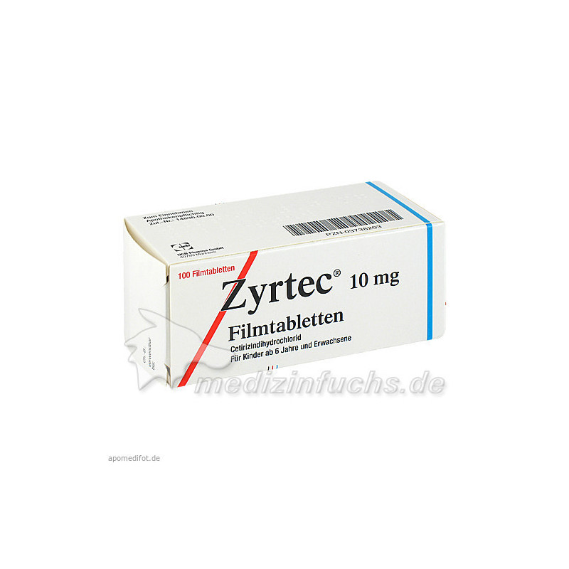 ZYRTEC Filmtabletten, 100 ST – PZN 1433238