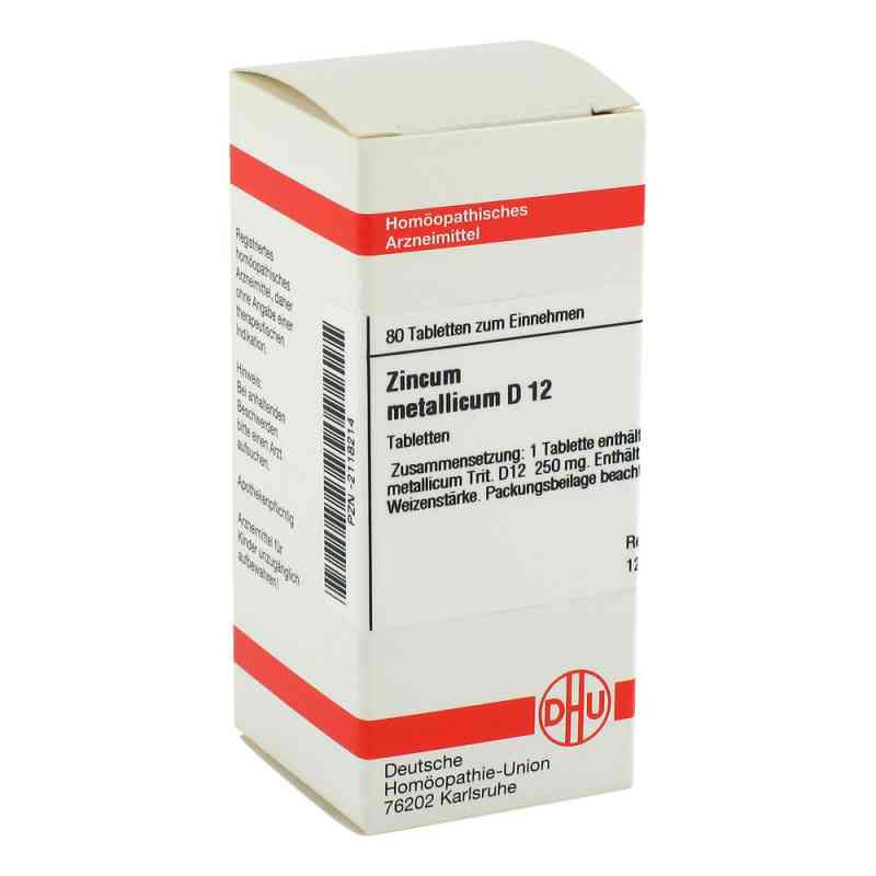 Zincum Metallicum D 12 Tabletten (80 stk) – PZN 2118214