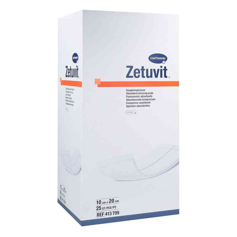 Zetuvit Saugkompresse steril 10x20 cm (25 stk) – PZN 2724340
