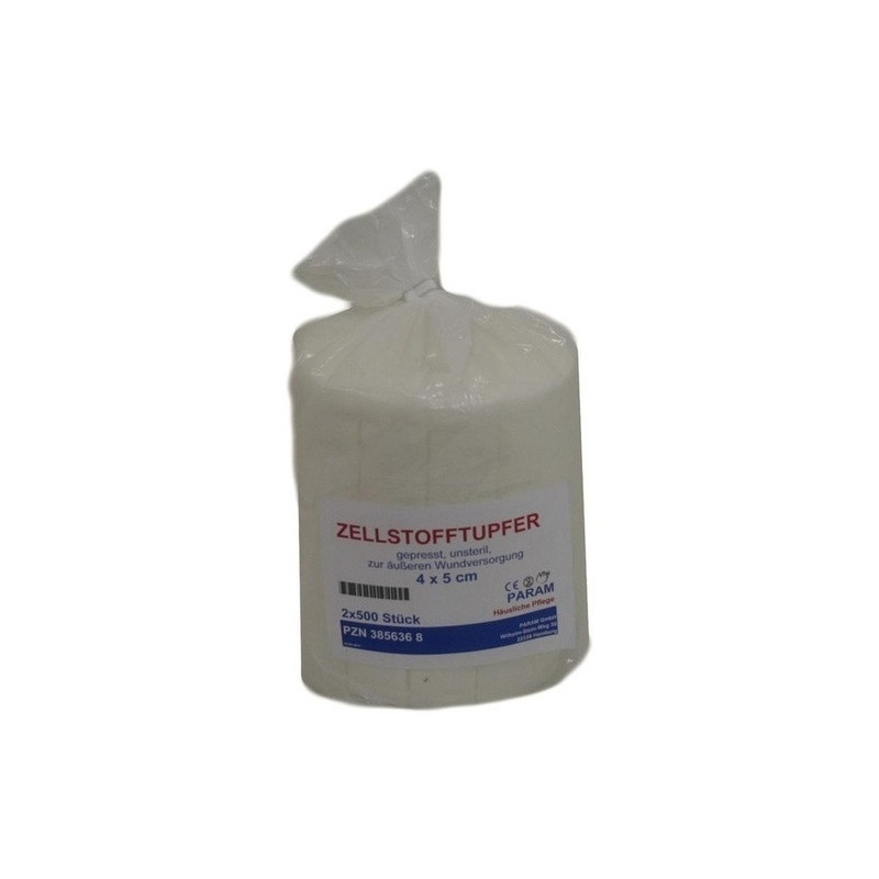 ZELLSTOFFTUPFER 4x5 cm, 1000 ST – PZN 3856368