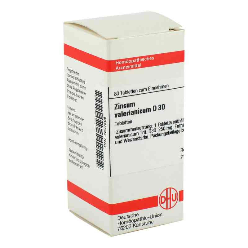 Zincum Valerianicum D 30 Tabletten (80 stk) – PZN 2637598