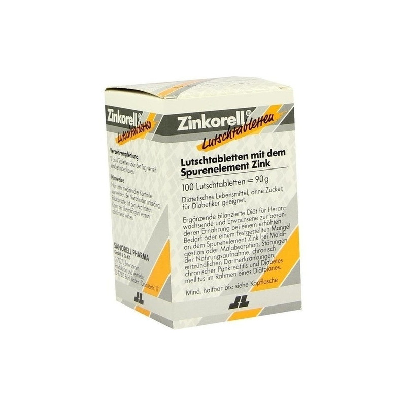 ZINKORELL Lutschtabletten, 100 ST – PZN 6604101