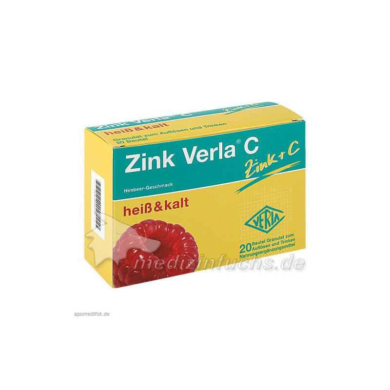 ZINK VERLA C Granulat, 20 ST – PZN 4492224