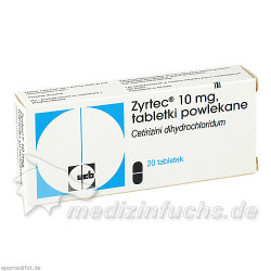 ZYRTEC Filmtabletten, 20 ST – PZN 4967029