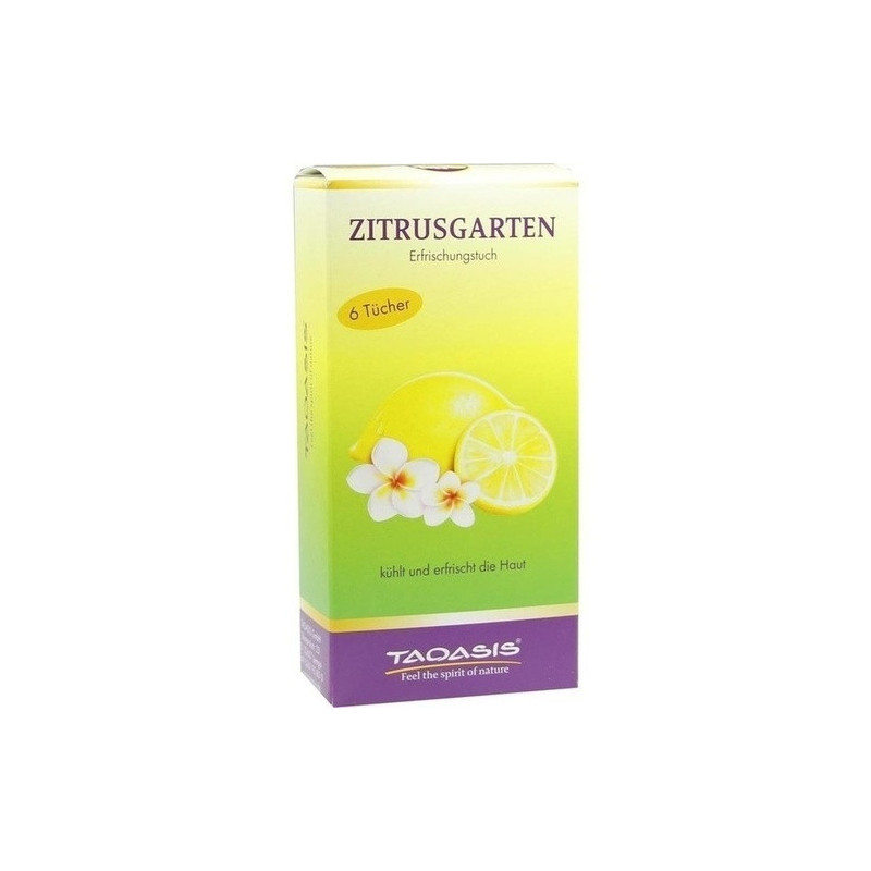 ZITRUSGARTEN Erfrischungstuch, 6 ST – PZN 3247480