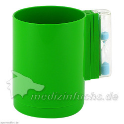 ZAHNPUTZBECHER m.Sanduhr drehbar/abnehmbar, 1 ST – PZN 928920