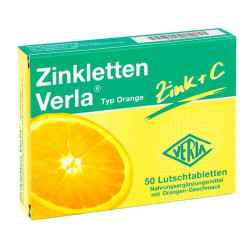 Zinkletten Verla Orange Lutschtabletten (50 stk) – PZN 3915450