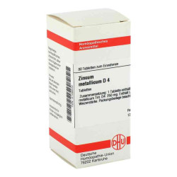Zincum Metallicum D 4 Tabletten (80 stk) – PZN 2108500