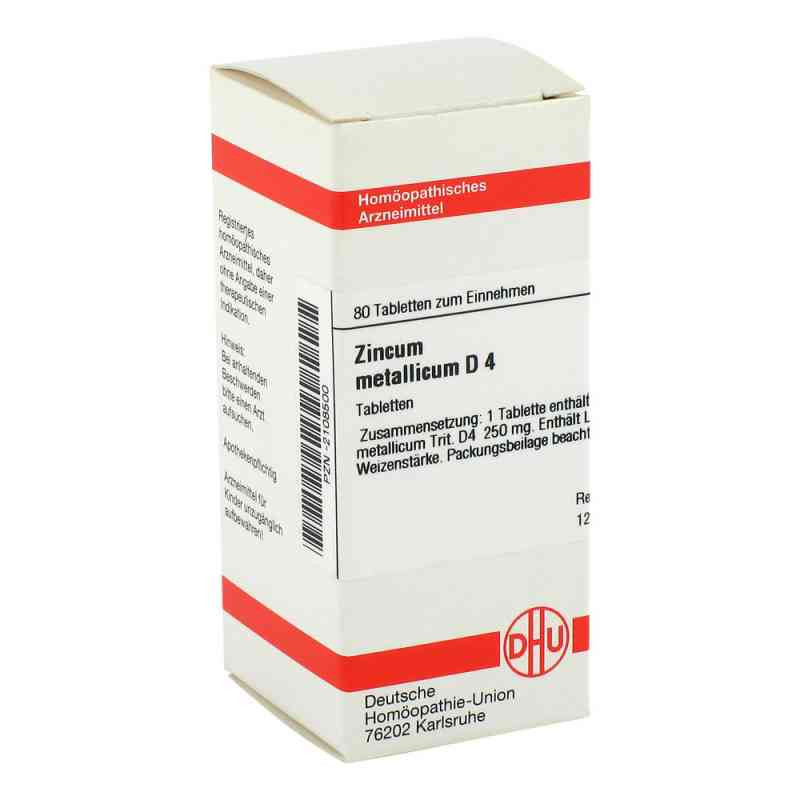 Zincum Metallicum D 4 Tabletten (80 stk) – PZN 2108500