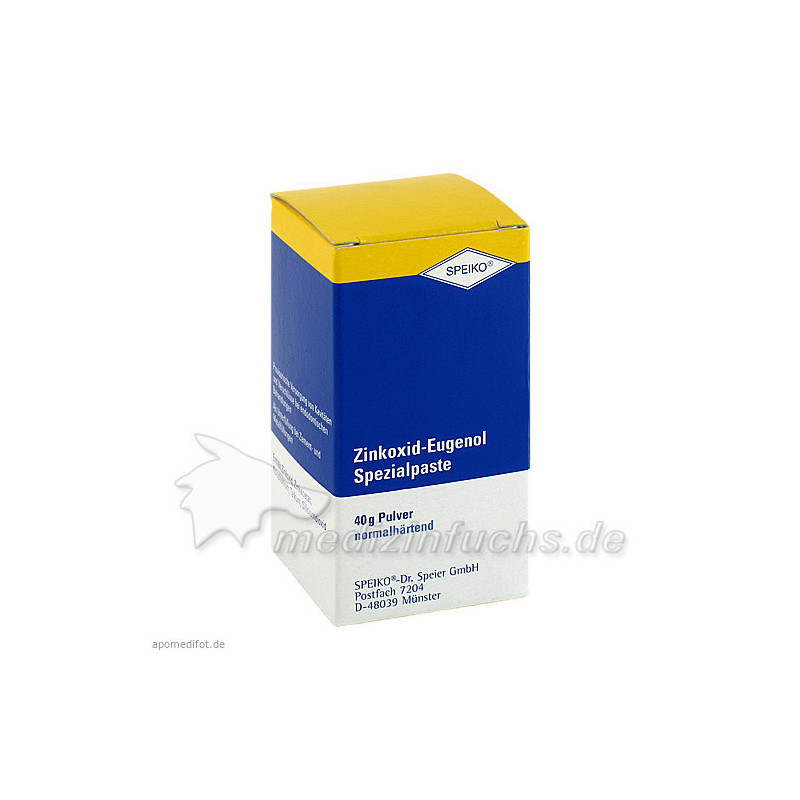 ZINKOXID-Eugenol Spezialpaste normalh, 40 G – PZN 40235