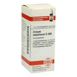 Zincum Metallicum D 200 Globuli (10 g) – PZN 4242728
