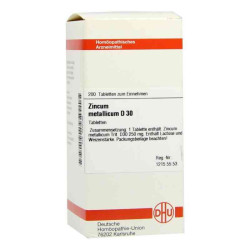 Zincum Metallicum D 30 Tabletten (200 stk) – PZN 4242786