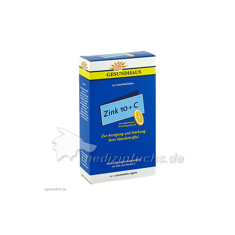 ZINK 10+C Lutschtabletten, 24 ST – PZN 2562529