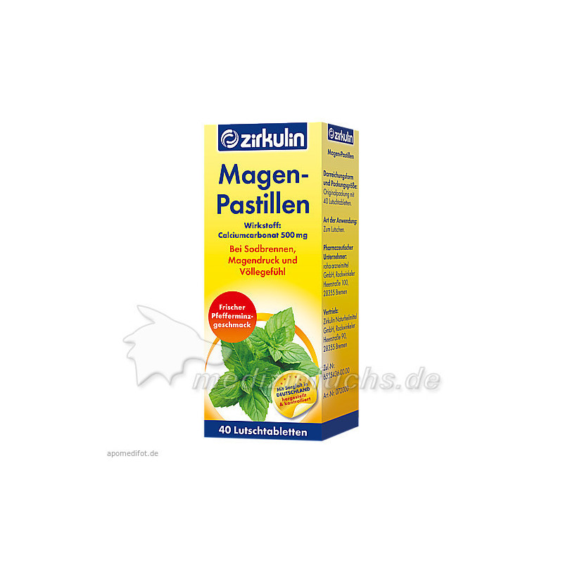 ZIRKULIN Magen-Pastillen, 40 ST – PZN 4598193