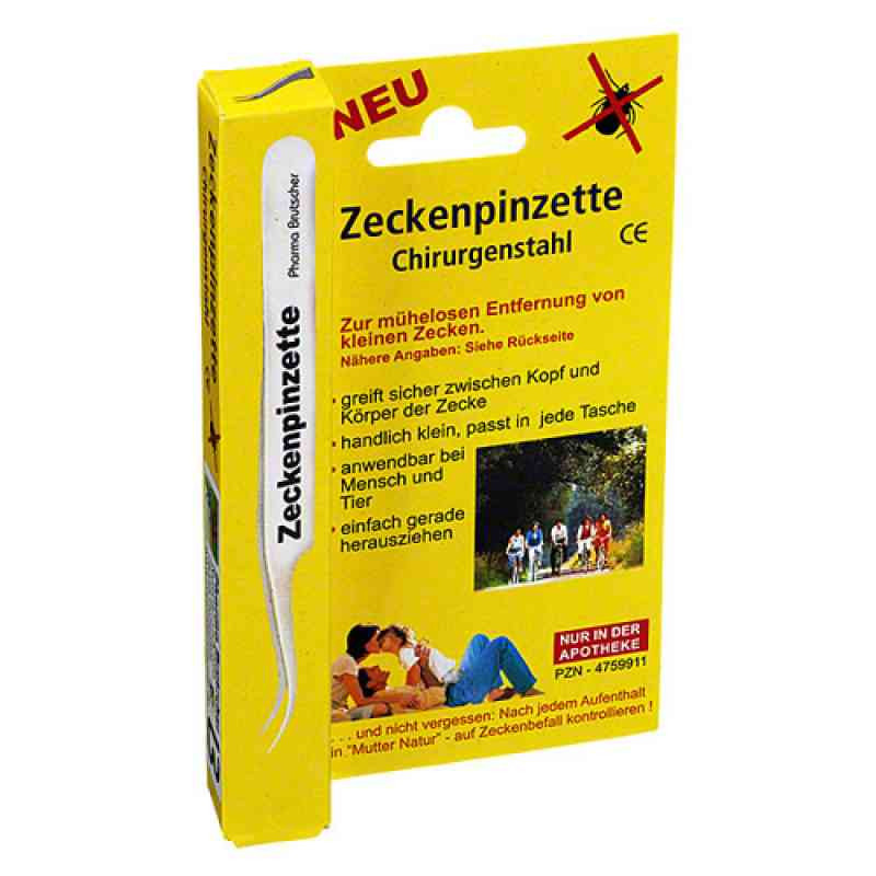 Zeckenpinzette Chirurgenstahl (1 stk) – PZN 4759911