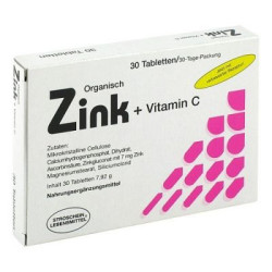 Zink Organisch+vitamin C Tabletten (30 stk) – PZN 4631559