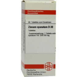 Zincum Cyanatum D 30 Tabletten (80 stk) – PZN 4242680