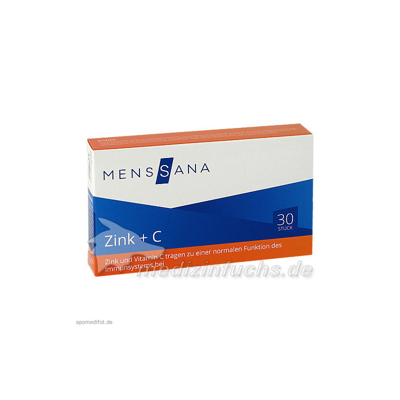 ZINK+C MensSana Lutschtabletten, 30 ST – PZN 9486300