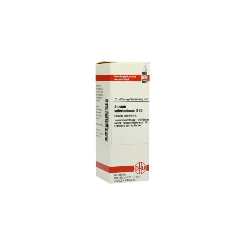Zincum Valerianicum D 30 Dilution (20 ml) – PZN 1789308