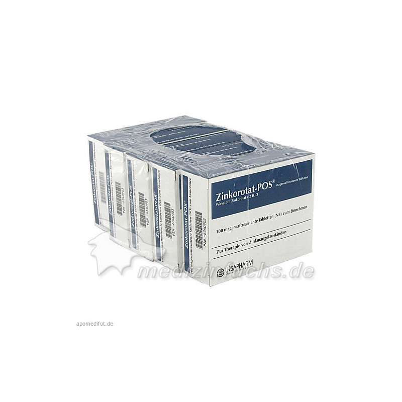 ZINKOROTAT POS magensaftresistente Tabletten, 500 ST – PZN 6340926