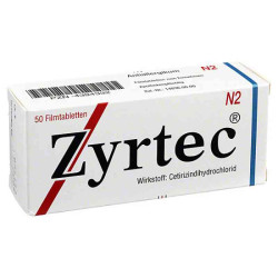 Zyrtec 10mg (50 stk) – PZN 4394332