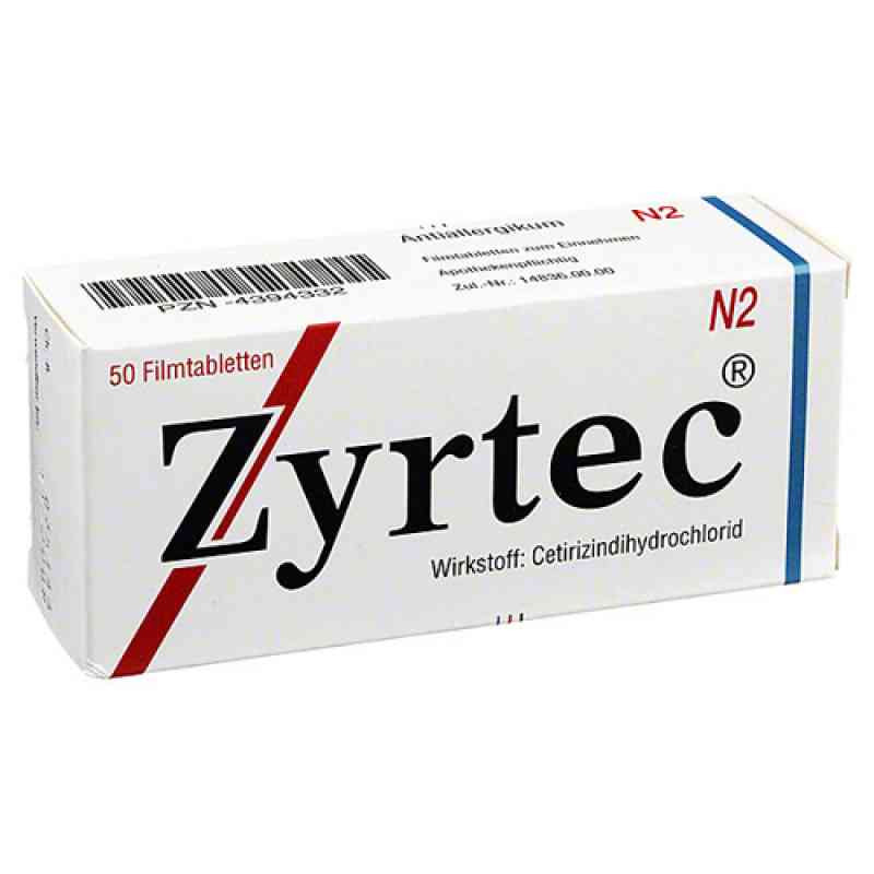 Zyrtec 10mg (50 stk) – PZN 4394332