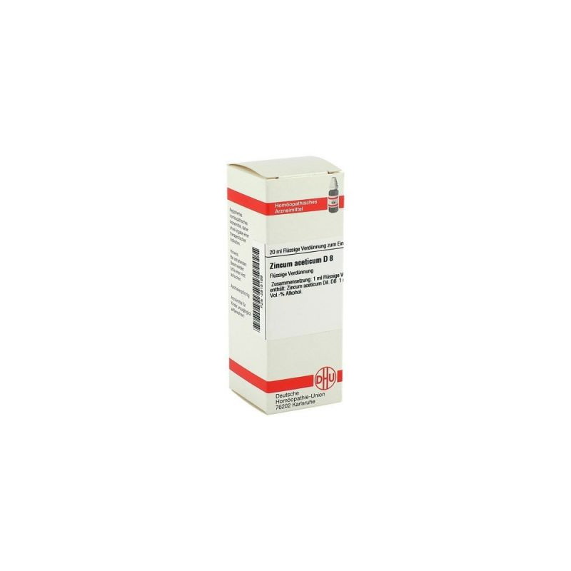 Zincum Aceticum D 8 Dilution (20 ml) – PZN 2815189