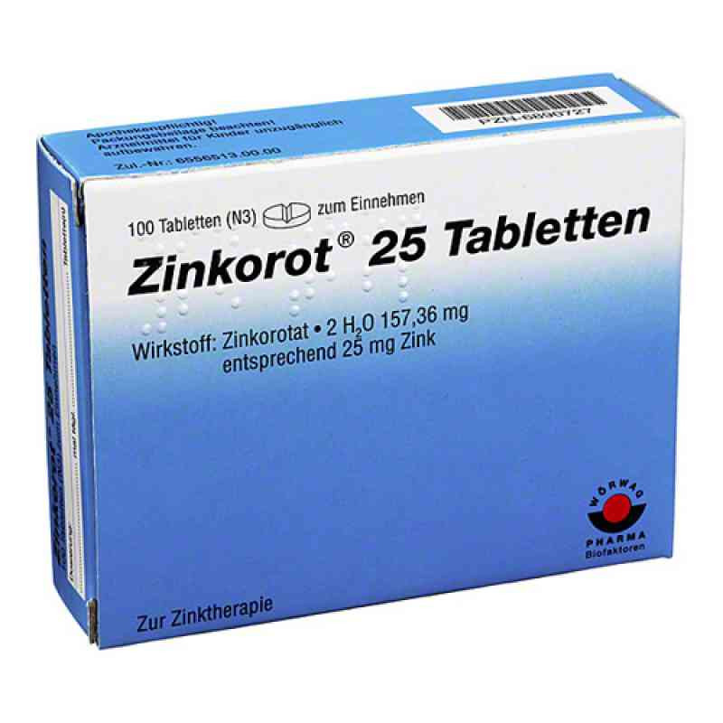 Zinkorot 25 (100 stk) – PZN 6890727