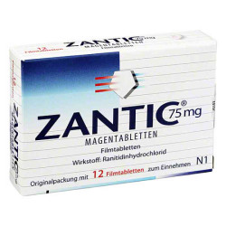 Zantic 75mg Magentabletten (12 stk) – PZN 492718