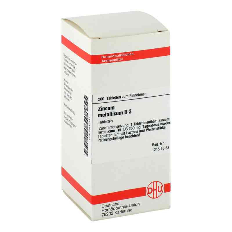 Zincum Metallicum D 3 Tabletten (200 stk) – PZN 2637397