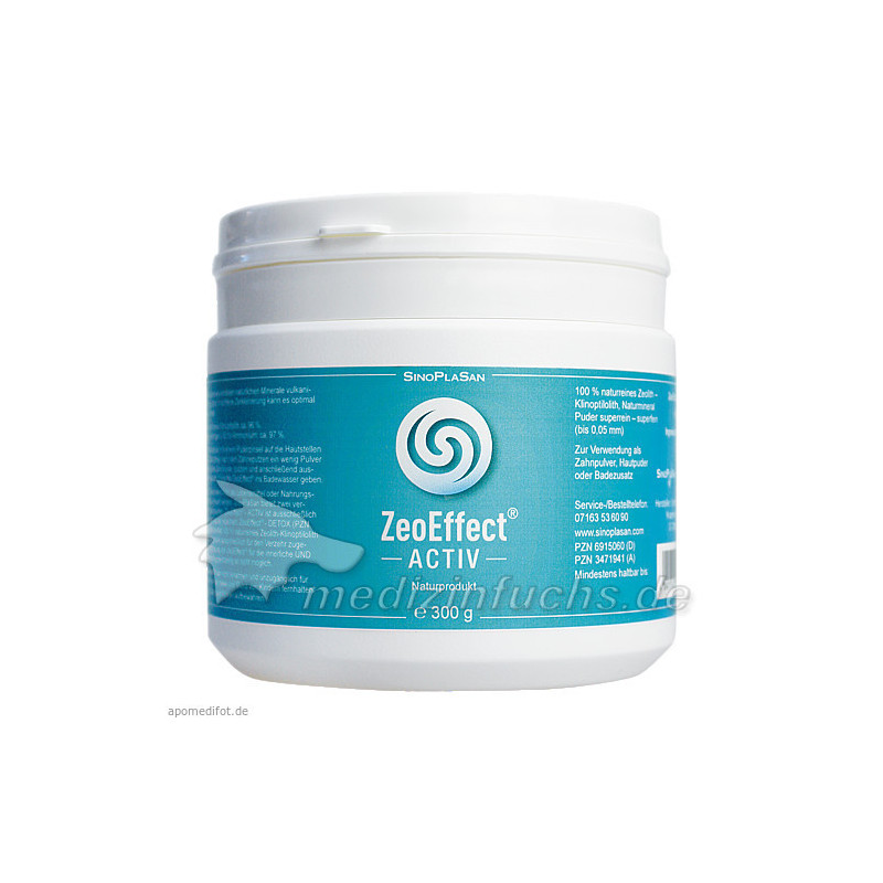 ZEOEFFEKT activ Clinoptilolith-Zeolith Pulver, 300 G – PZN 6915060
