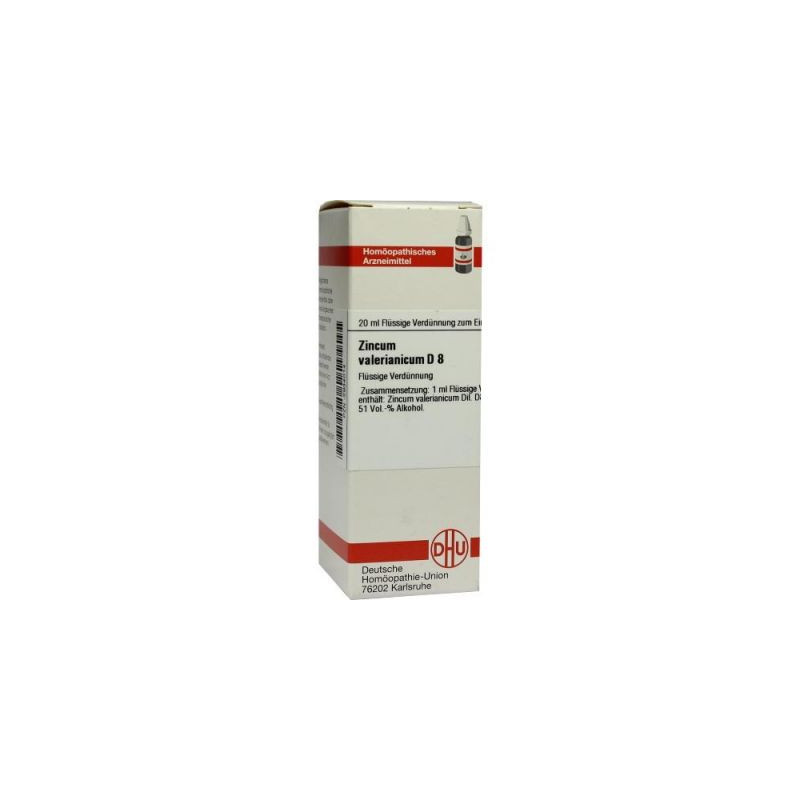 Zincum Valerianicum D 8 Dilution (20 ml) – PZN 2934014