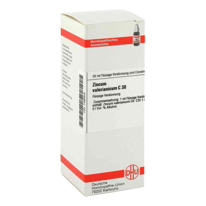 Zincum Valerianicum C 30 Dilution (50 ml) – PZN 7460845
