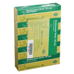 Zinkbrause Verla 25mg (100 stk) – PZN 1564555