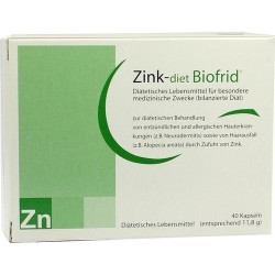 ZINK DIET Biofrid Kapseln, 40 ST – PZN 9192610