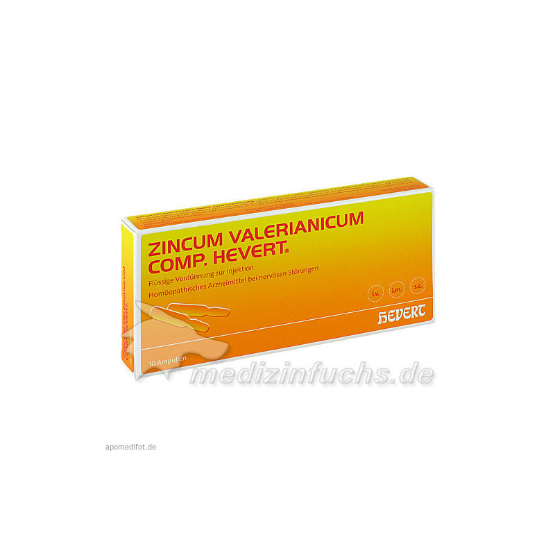 ZINCUM VALERIANICUM COMP.Hevert Ampullen, 10 ST – PZN 1748516
