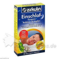 ZIRKULIN Einschlaf Dragees Baldrian+Hopfen, 40 ST – PZN 515655