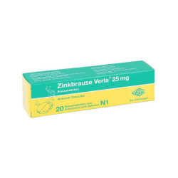 Zinkbrause Verla 25mg (20 stk) – PZN 8900542