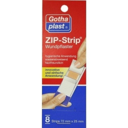 ZIP Strip wasserabweisend 72x25mm, 8 ST – PZN 1021381